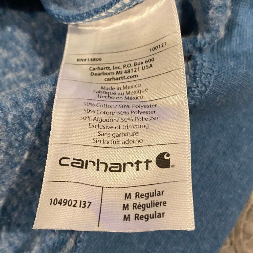 Carhartt Men's Logo Graphic Loose Fit Hoodie Size Medium - Picture 7 of 8